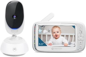 Motorola VM75 5.0" Video Baby Monitor Night Vision Two Way Talk - Picture 1 of 10