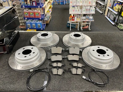 FOR BMW F20 F22 F23 F30 F31 F32 FRONT REAR DRILLED GROOVED BRAKE DISCS & PADS - Image 1 of 3
