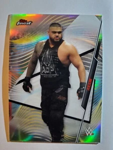 2020 Topps Finest WWE RAW #7 AKAM REFRACTOR - Picture 1 of 2