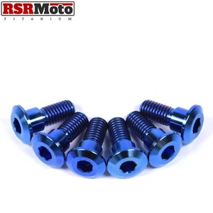 Suzuki Hayabusa GSX1300R B-King Titanium Rear Brake Disc Rotor Bolts, 2008-2020 - Picture 1 of 3