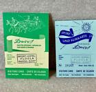 2 Vintage Fluela Sport Hotel Davos Switzerland Visitor Card Booklets 1955 & 1965