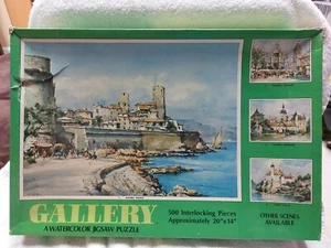New Unopened 1972 MB Gallery Puzzle Antibes, France - Picture 1 of 8