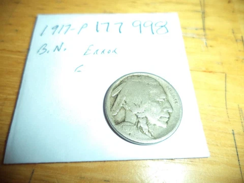 1917 -P TWO FEATHERS BUFFALO NICKEL Cover