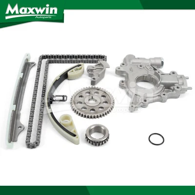 Kit de cadena de distribución bomba de aceite compatible con Honda Fit 2007-2008 1,5 L SOHC VTEC L15A1 Foto 1 de 4