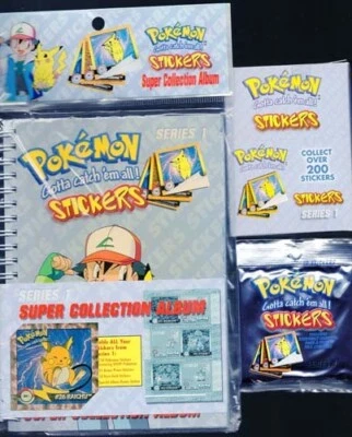 POKEMON ARTBOX SERIES 1 BOOSTER BOX (30 PACKS) STICKER ALBUM in SEALED PLASTIC! - Image 1 of 4