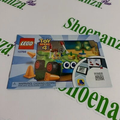 LEGO Toy Story 4 Woody & RC 10766 Manual Book Instructions ONLY 2019 Retired - Image 1 of 4