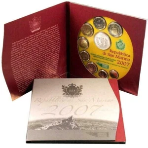 Serie Divisionale originale ZECCA San Marino Sigillata 2007 in FDC NUOVA PERFETT - Imagen 1 de 1