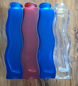 4 IKEA VASE'S Y2K 8.25"T X 2"W, Multicolored, No Cracks/Chips... - Picture 1 of 6