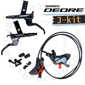 SHIMANO Deore Disc Brake 4-Pistons BL-M6100 + BR-M6120 LF & RR Set 1000mm/1700mm - Picture 1 of 1