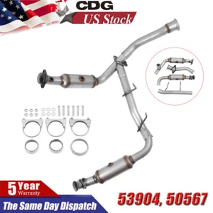 EPA Catalytic Converter Set For Ford F150 5.0L V8 2011-2014 Both Sides Y Pipe - Picture 1 of 12