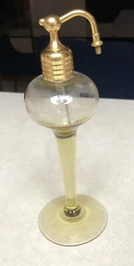 Antique DeVILBISS Glass Atomizer Bottle Amber Color - Picture 1 of 9