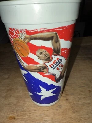 McDonalds 1994 USA Dream Team 2 Olympic Basketball Cup Shaquille O'Neal Shaq - Image 1 of 4
