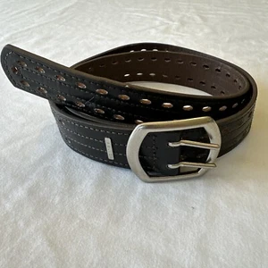 Relic Faux Leather Women’s Belt Silver-tone Buckle 43.5" long Adjustable - Picture 1 of 7