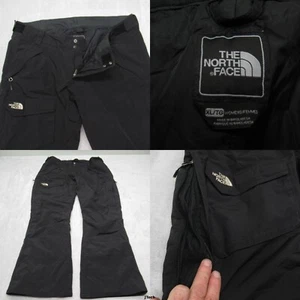 North Face Snow Pants Women XL Black Cargo Belted HyVent Ski Waterproof Adjustab - Picture 1 of 18