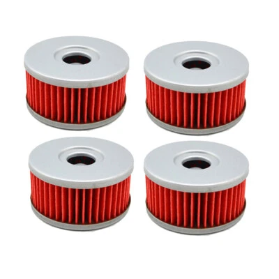 4X Oil Filters for Suzuki DRZ250 GN250 DR250 DR350S/SE SP250 BETA M4 4T EURO 350 - Image 1 of 4