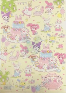 Sanrio Characters Soft Plastic File Folders A4 Paper Storage Stationery ③ - Picture 1 of 3