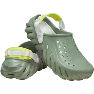 Crocs Adult Echo Clog Sandal Moss Green Men's Size 11 / Women's Size 13 - Picture 1 of 6