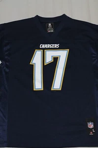 NFL Team Apparel Philip Rivers #17 Los Angeles Chargers Jersey Youth Size L - Picture 1 of 11