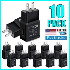 1-10x Wholesale Bulk USB Wall Charger Block Power Adapter For Samsung Android - Picture 1 of 25
