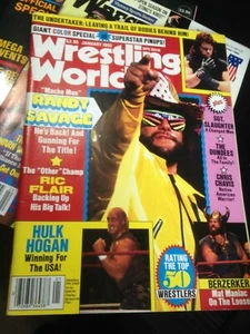 Wrestling WORLD Magazine WWF WCW - Jan 1992 Randy Savage TOP 50 List - Picture 1 of 2