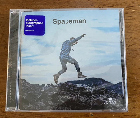EXCLUSIVE TO USA-NICK JONAS SIGNED SPACEMAN CD SOLD OUT Cover