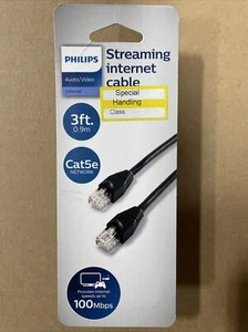 Philips 3 Fuß Streaming Internet Kabel Cat5e - 100 MB/Sek - Bild 1 von 2