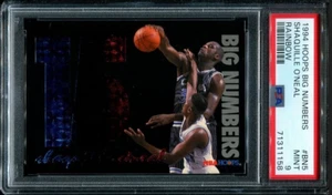 PSA 9 MINT 1994 HOOPS BIG NUMBERS SHAQUILLE O'NEAL #BN5 MAGIC RAINBOW 1158 DB196 - Picture 1 of 1