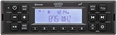 Jensen Heavy Duty JHD12B Media Reciever AM/FM, Bluetooth, Weatherband
