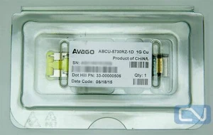 Avago ABCU-5730RZ TX/RX Optical Fiber 100m 1.25Gbps 20-Pin SFP RJ45 - Picture 1 of 3