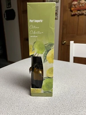 Pier 1 One Imports ~CITRUS CILANTRO~ Reed Diffuser 10 oz Oil NEW DISCONTINUED - Image 1 of 4