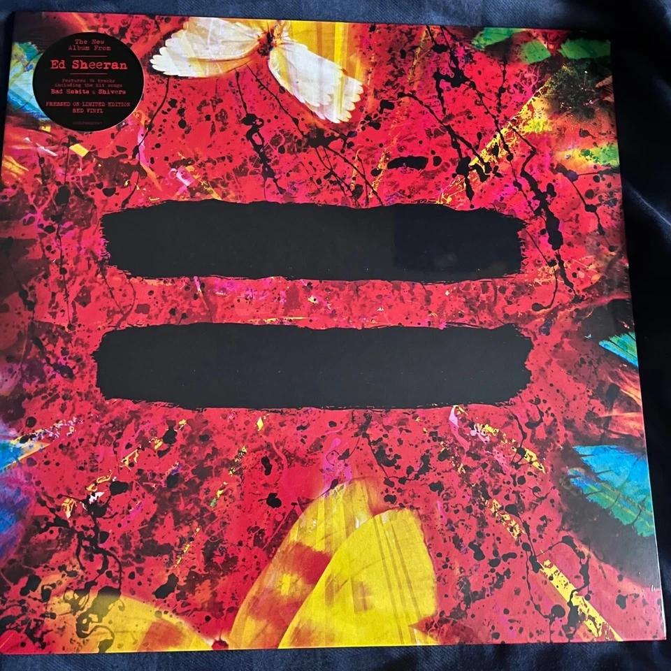 ED SHEERAN "= (EQUALS)" RED VINYL LP SET BRAND NEW /  VINYLE ROUGE VINYLE NEUF - Photo 1/1