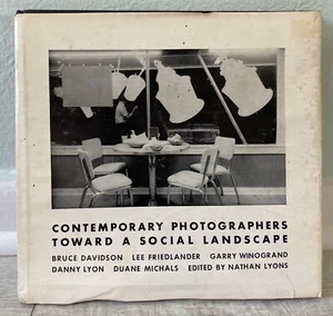 CONTEMPORARY PHOTOGRAPHERS TOWARD A SOCIAL LANDSCAPE 1966 HARDCOVER BOOK - Picture 1 of 7