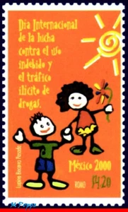 2189 MEXICO 2000 DAY AGAINST ILLEGAL DRUGS, ANTI DRUGS, HEALTH, MI# 2839, MNH - Bild 1 von 2