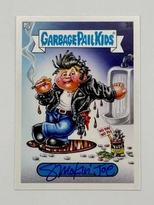 2020 Garbage Pail Kids Late to School #39 SMOKIN’ JOE Artist Autograph 34/35 - Bild 1 von 3