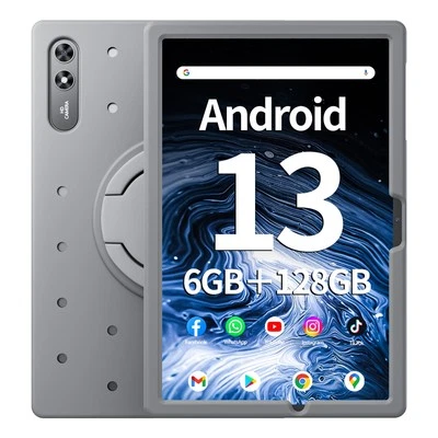 SGIN 10 Zoll Tablet 64GB/128GB Speicher Quad-Core FHD IPS WiFi GMS Android 12 13 - Bild 1 von 4