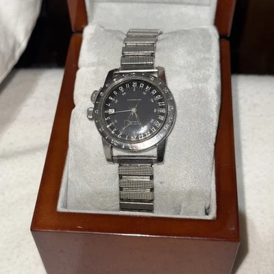 VINTAGE Glycine Airman Automatic 24h Rotating Dial - Image 1 of 4