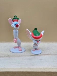  1997 Warner Bros. Animaniacs Pinky & The Brain Christmas Ornaments - Picture 1 of 5