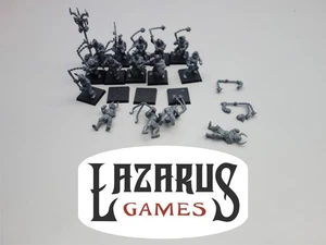 Warhammer TOW Warriors Chaos AoS Slaves Darkness - Chaos Marauders (non dipinto)  - Foto 1 di 6