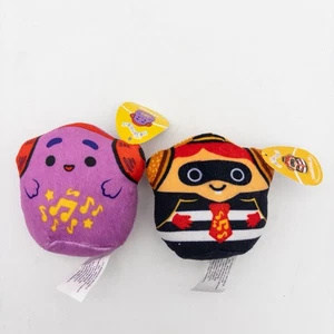 Juguetes de comida feliz para niños Mcdonalds 2023 malvaviscos hamburguesa y mueca peluche - Imagen 1 de 8