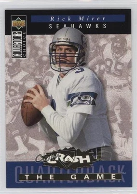1994 Upper Deck Collector's Choice Crash the Game Gold Prize Rick Mirer #C3 - Image 1 of 2