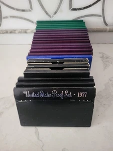 United States Mint Proof Set 1977 - 1998 w/COAs - SILVER - COINS - UNCIRCULATED! - Picture 1 of 15