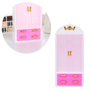 Closet Kleiderschrank Puppe Mädchen Spielzeug Prinzessin Schlafzimmermöbel - Bild 1 von 11