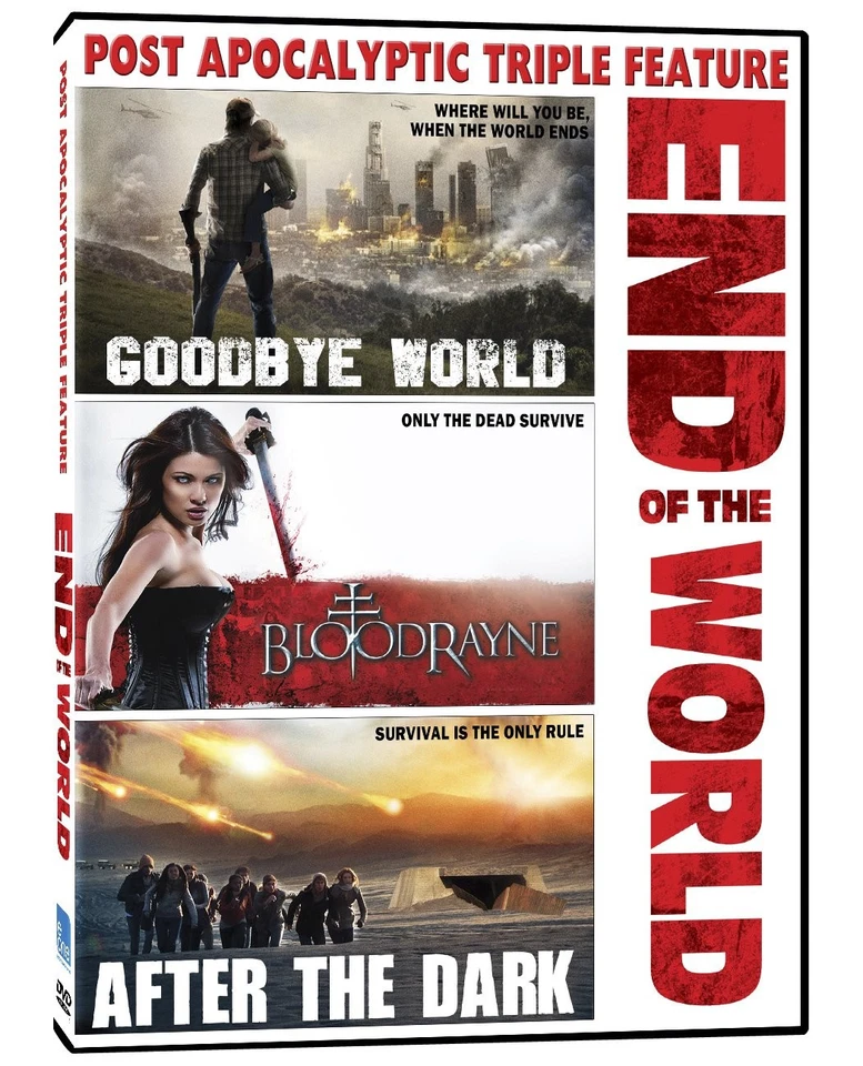Post Apocalypse Triple Feature: (End of the World Goodbye World / BloodRayne... - Image 1 of 1