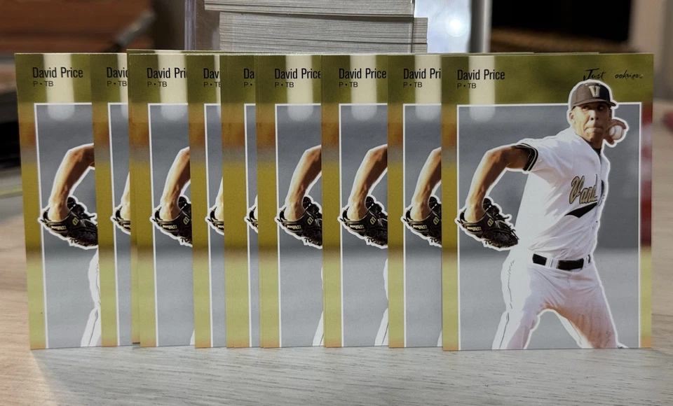 Lot of 14 - 2007 Just Minors DAVID PRICE #JR-47 Just Rookies Silver Edition /25 - Изображение 1 из 2