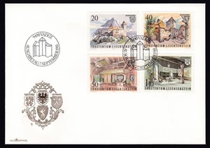 Liechtenstein FDC 1981 Michel 780/83 Castle Gutenberg - Complete Set - Picture 1 of 2