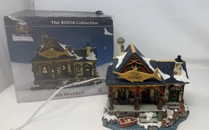 2004 Lemax Carole Towne FISH MARKET Christmas Village 2004 Vintage-Retired - Picture 1 of 9