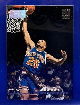 1993 Stadium Club 1st Day Issue SP #81 Doc Rivers New York Knicks Philadelphia - Image 1 of 2