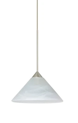 Besa Lighting 1XT-117652-LED-SN Kona Pendant Satin Nickel - Image 1 of 3
