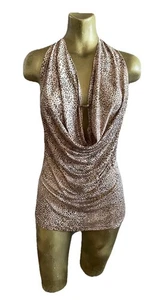 Victoria’s Secret Very Sexy Collection LEOPARD Gepard M GRECIAN Cowl CHEMISE M - Bild 1 von 13