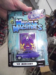 Muscle machines 1/64 BLVD Blasters 49 mercury blue NIB - Picture 1 of 2